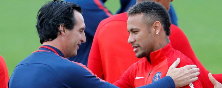 La relación entre Neymar y Emery en el PSG está rota