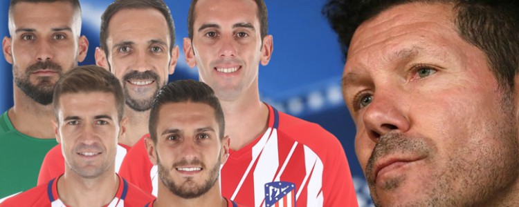 A Simeone le respalda la guardia pretoriana del Atlético de Madrid