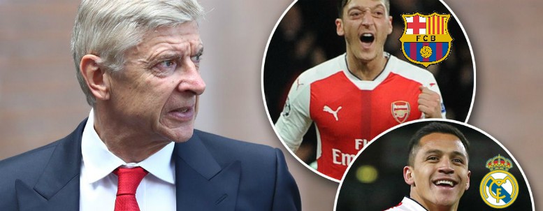 Wenger da calabazas a Real Madrid y Barça con Alexis y Özil