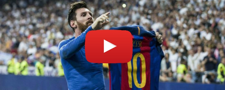 El Barça promociona el Clásico con la celebración de Messi en el Bernabéu: ¿falta de respeto al Madrid?