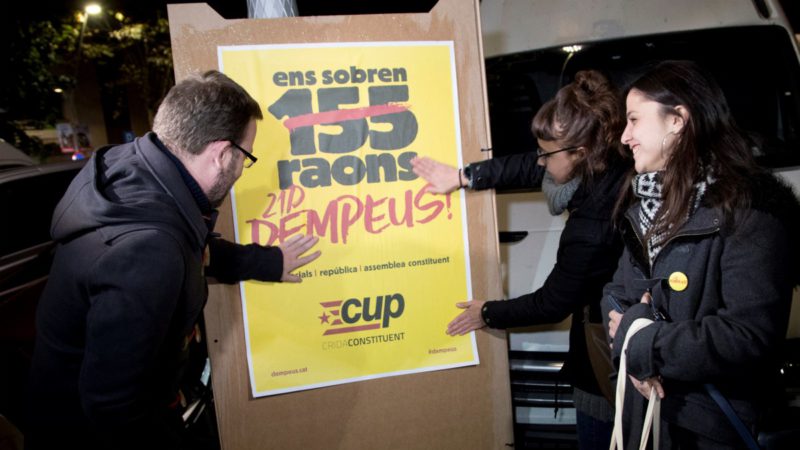 En libertad los dos ediles de la CUP tras comparecer y negarse a declarar
