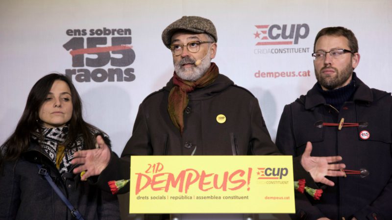Guerra en el separatismo tras la abstención de la CUP: 'Sois la peste'