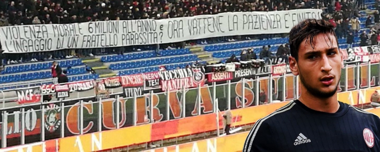 Los ultras del Milan sentencian a Donnarumma