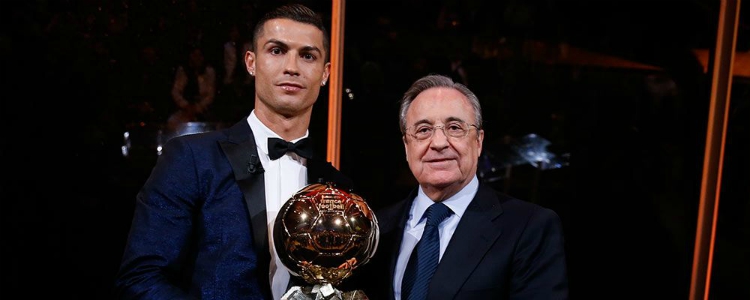 Florentino Pérez: “Cristiano Ronaldo es el mejor de la historia junto a Di Stéfano y su sucesor”