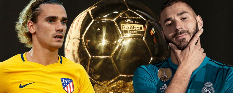 Griezmann se hunde en la clasificación del Balón de Oro y Benzema resiste en el 25