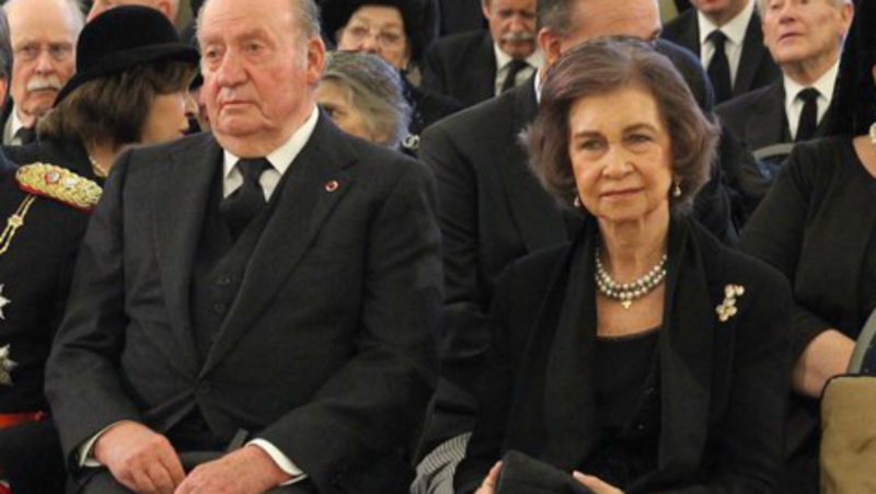 Los Reyes Juan Carlos y Sofía vuelven a aparecer juntos en un acto público