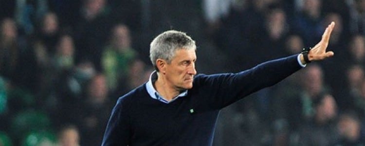 Dura sanción de Competición a Quique Setién con tres partidos de suspensión