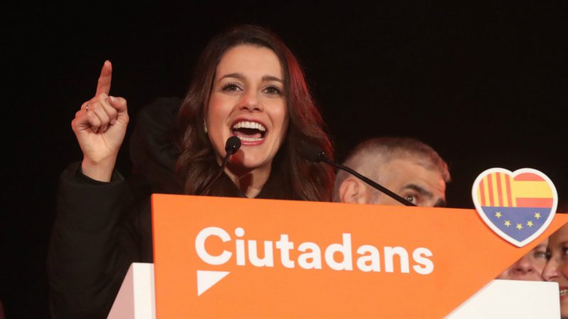 Ciudadanos, inservible primera fuerza política de Cataluña