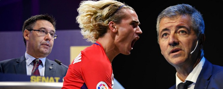 El Atlético contraataca: denuncia al Barça por tocar a Griezmann