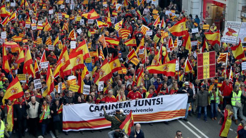Para los catalanes, el desafío separatista es 'como perder a un ser querido'