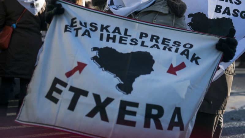 Las víctimas piden prohibir la marcha proetarra del día 30 en Pamplona