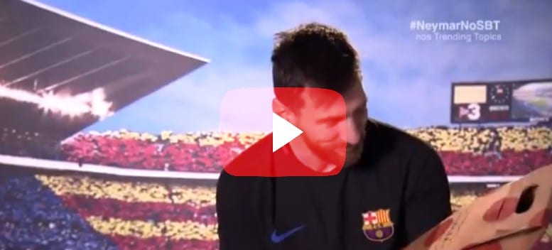 VÍDEO| Messi habla con Neymar y acaba emocionado