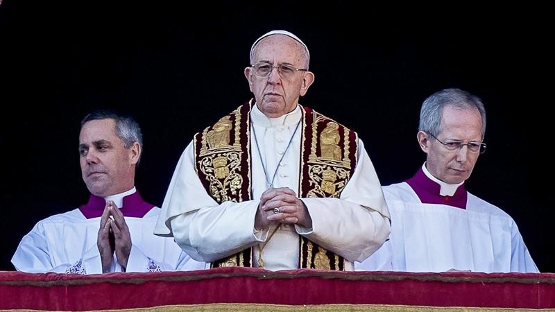 El Papa Francisco en San Pedro del Vaticano