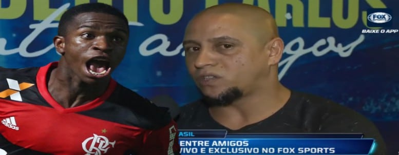 Roberto Carlos apadrina a Vinicius: “Será un ídolo para el Real Madrid”