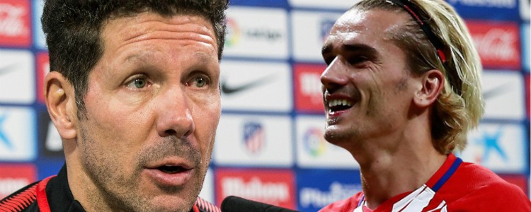 Simeone aplaude el cambio radical de Griezmann