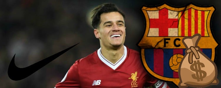 El Liverpool amenaza con pedir más dinero al Barça por Coutinho tras la filtración de Nike