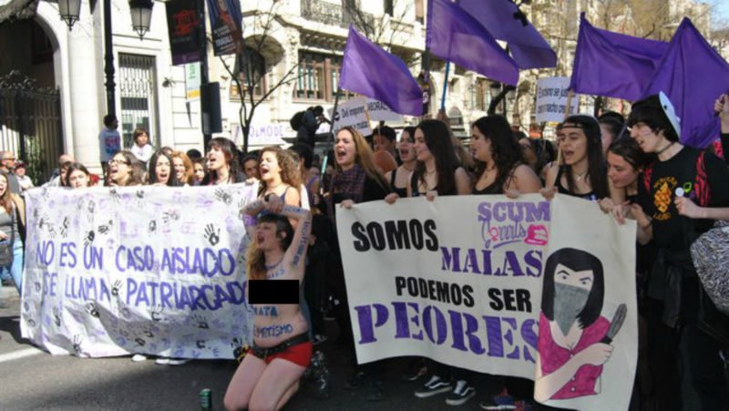 Huelga feminista para luchar contra el 'patriarcado' y el capitalismo