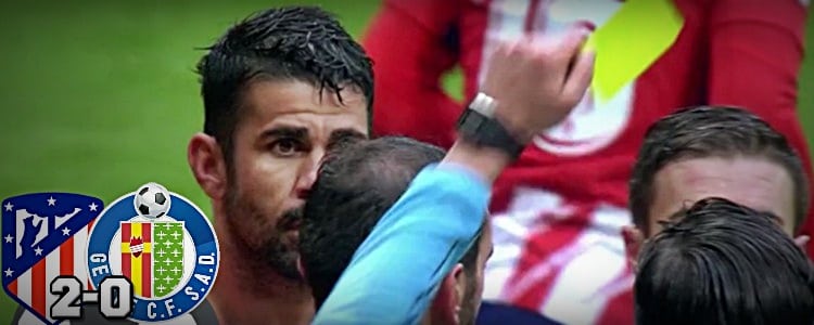 Diego Costa debuta en el Metropolitano con gol… y expulsión