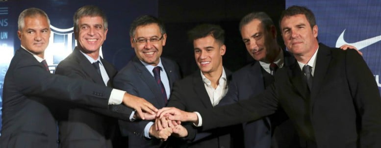 El Liverpool niega que rebajaran el precio de Coutinho al Barça
