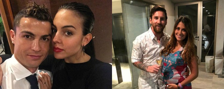 Felices y enamorados: así empezaron 2018 Cristiano Ronaldo y Messi
