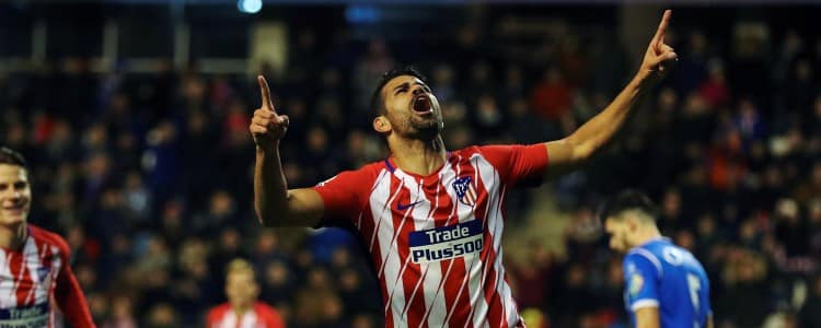 El show de Costa vuelve al Atlético: gol, amago de lesión y eliminatoria encarrilada