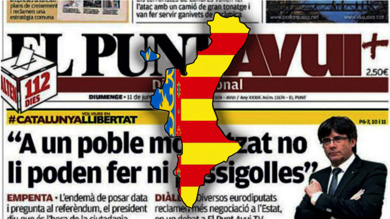 La Comunidad Valenciana (también) subvenciona medios separatistas catalanes