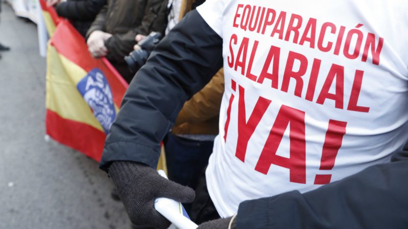 Agentes piden una reunión urgente a Marlaska por la equiparación salarial