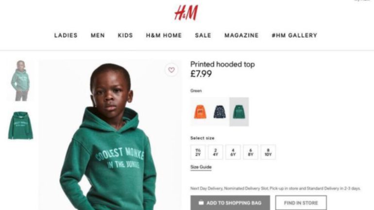 Saquean varias tiendas de H&M en Sudáfrica tras la polémica del niño negro