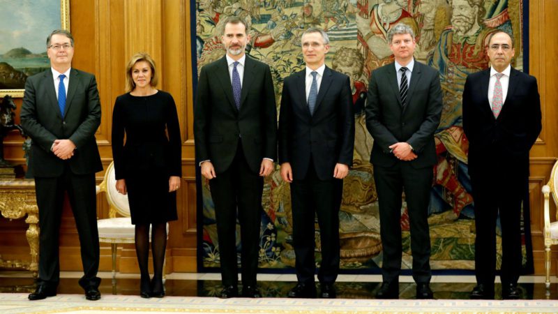El secretario general de la OTAN reivindica una España 'fuerte y unida'