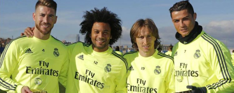 El Real Madrid arrasa en el once ideal de 2017