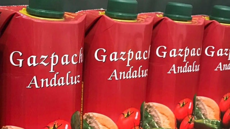 Imagen del gazpacho andaluz Arteoliva