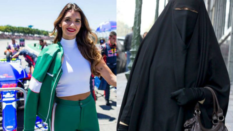 ¿Cuál de estas dos imágenes defiende la libertad individual de la mujer?