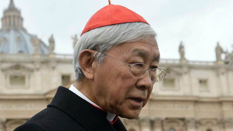 El arzobispo emérito de Hong Kong, Joseph Zen