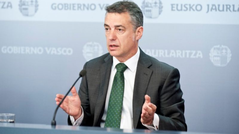 Iñigo Urkullo, presidente del País Vasco