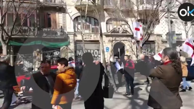 Atacan con una escalera de metal a tabarneses movilizados en Cataluña