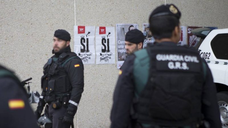 Guardias civiles piden que agentes en Cataluña perciban plus de peligrosidad