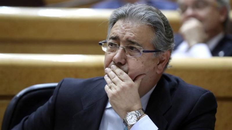 El ministro de Interior, Juan Ignacio Zoido, en el Senado | EFE