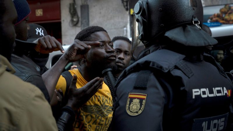 Cuatro senegaleses detenidos por los disturbios en Lavapiés
