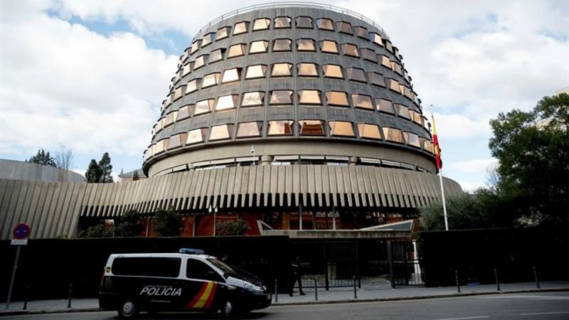 Imagen del tribunal constitucional, en Madrid | EFE