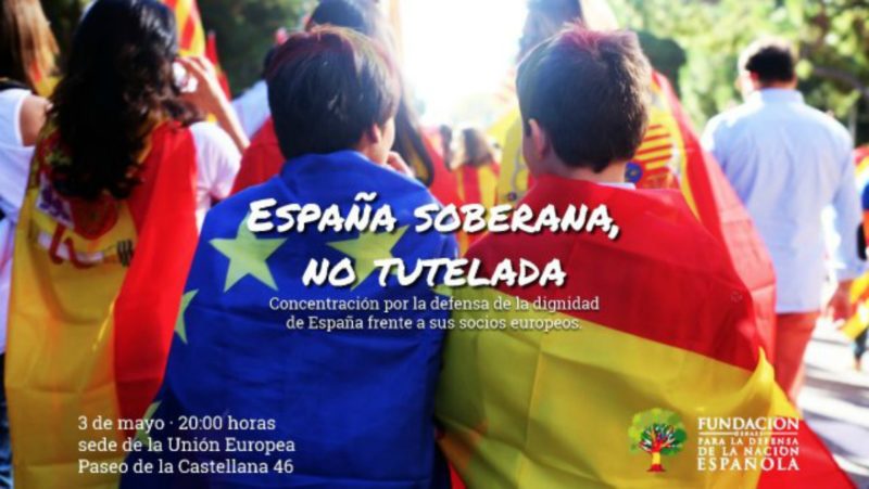 DENAES convoca a los españoles por la 'defensa de la dignidad frente a la UE'