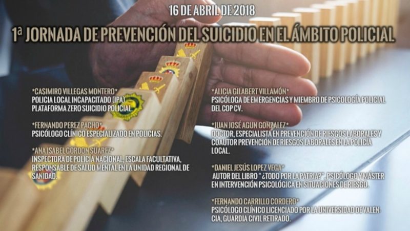 I Jornada de prevención de suicidios en el ámbito policial