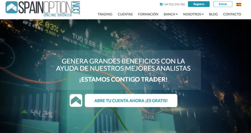 Spain Option: plataforma líder de trading en España