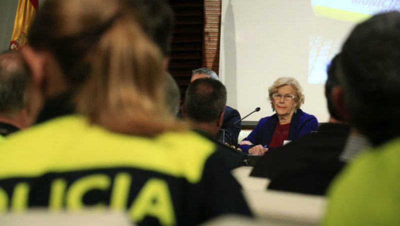Carta de los policías municipales a Carmena contra su 'errática gestión'