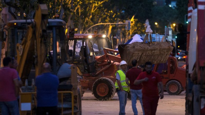 Localizan el cadáver del segundo sepultado en el derrumbe en Madrid