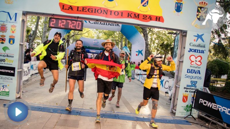 Santiago Abascal completa los '101 kilómetros de la Legión' en Ronda