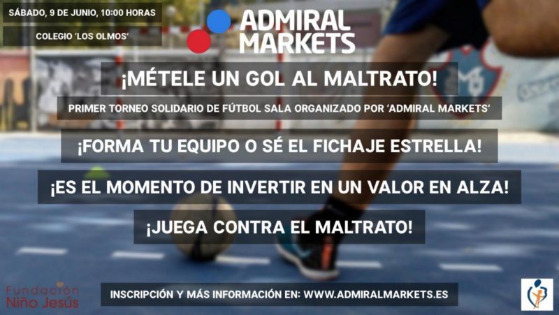 Torneo Solidario de Fútbol Sala organizado por Admiral Markets UK Ltd