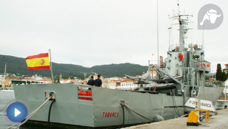 Vídeo: así se pone a flote el patrullero Tabarca de la Armada Española