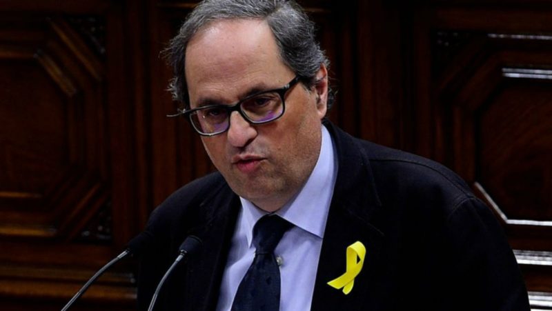 Los mensajes de odio a España de Torra, el candidato a presidir Cataluña