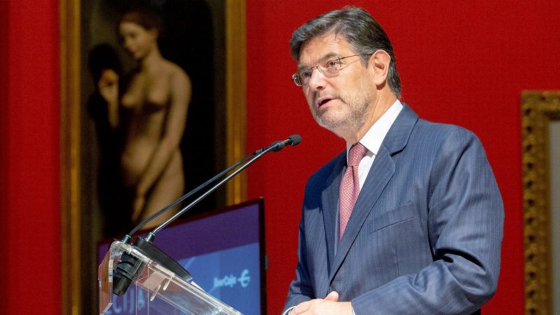 Catalá rechaza modificar el delito de rebelión como había solicitado el PSOE
