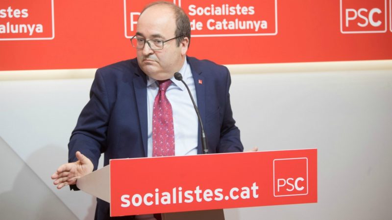 Miquel Iceta: «El independentismo es incapaz de proporcionar estabilidad»